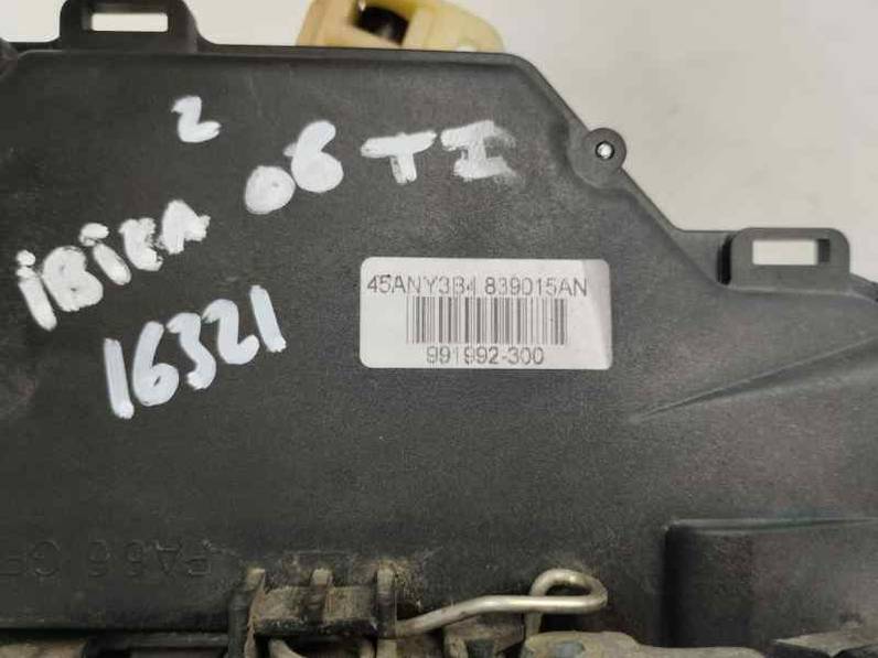 CERRADURA PUERTA TRASERA IZQUIERDA SEAT IBIZA 2006 1.9 TDI (101 CV)