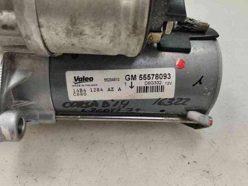MOTOR ARRANQUE OPEL CORSA D 2014 1.3 CDTI (75 CV)