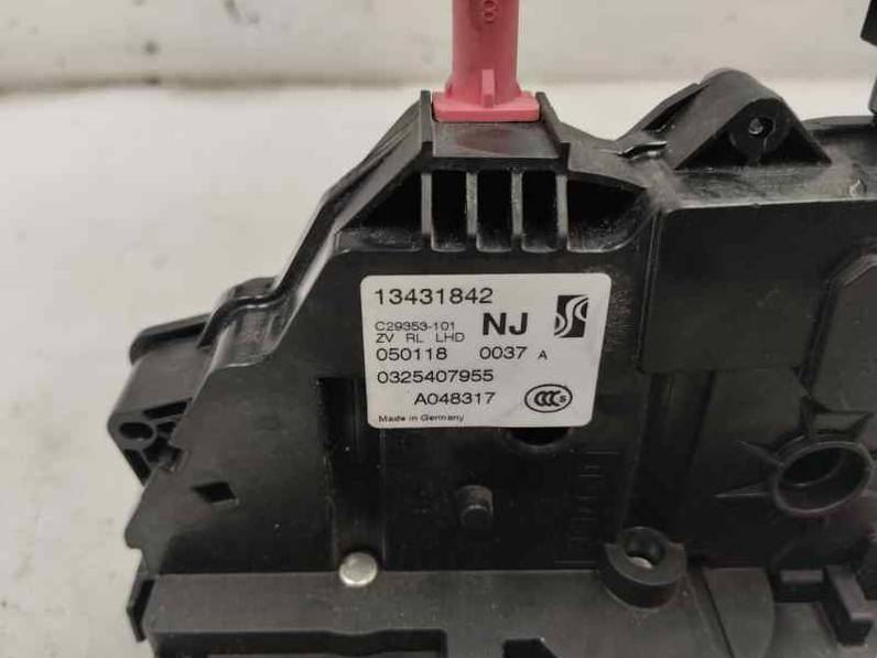 CERRADURA PUERTA TRASERA IZQUIERDA OPEL CORSA E 2018 1.4 MULTIPUNTO (90 CV)