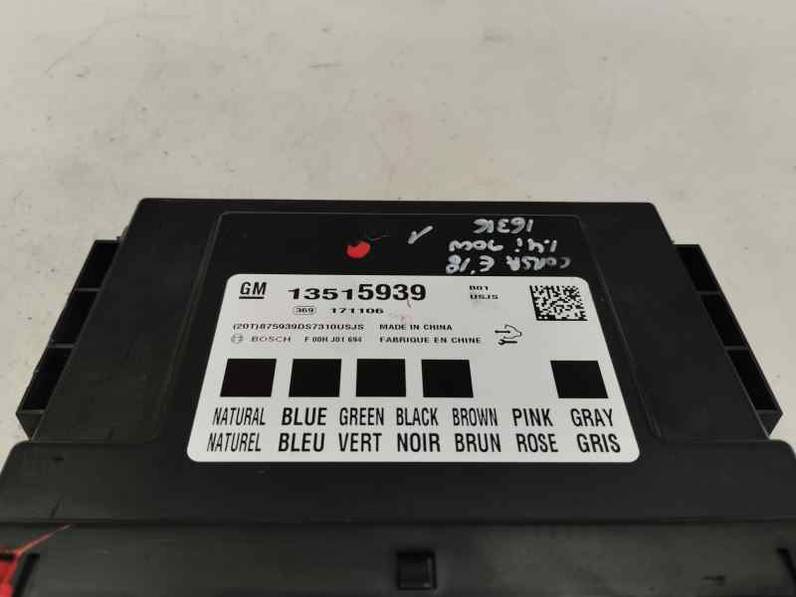 MODULO ELECTRONICO OPEL CORSA E 2018 1.4 MULTIPUNTO (90 CV)