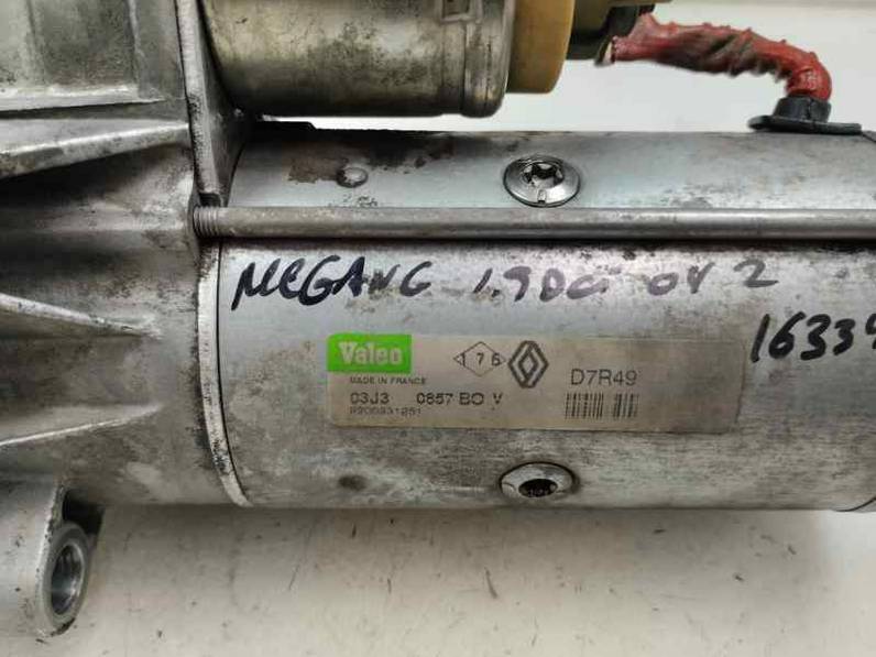MOTOR ARRANQUE RENAULT MEGANE II CLASSIC BERLINA 2004 1.9 DCI (120 CV)