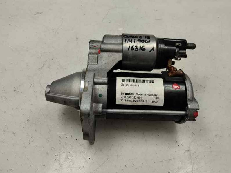 MOTOR ARRANQUE OPEL CORSA E 2018 1.4 MULTIPUNTO (90 CV)