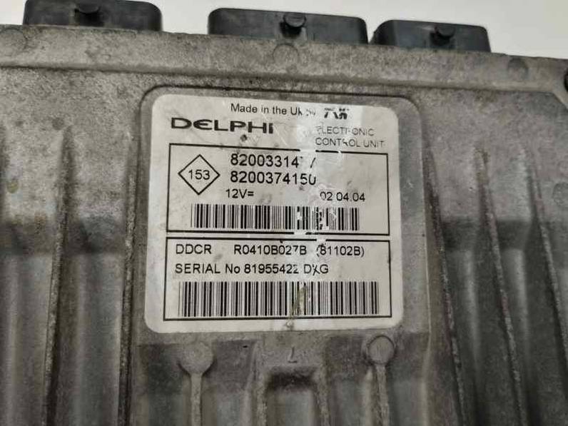 CENTRALITA MOTOR UCE RENAULT CLIO II FASE II 2004 1.5 DCI (82 CV)