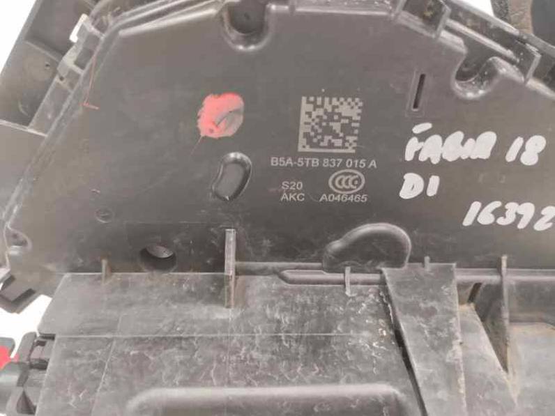 CERRADURA PUERTA DELANTERA IZQUIERDA SKODA FABIA 2018 1.0 MPI 75 CV (75 CV)