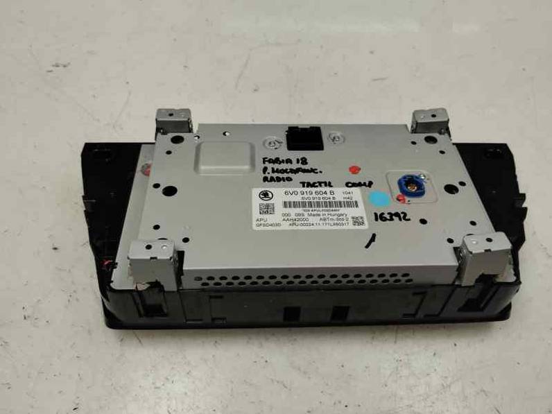 SISTEMA AUDIO RADIO CD SKODA FABIA 2018 1.0 MPI 75 CV (75 CV)