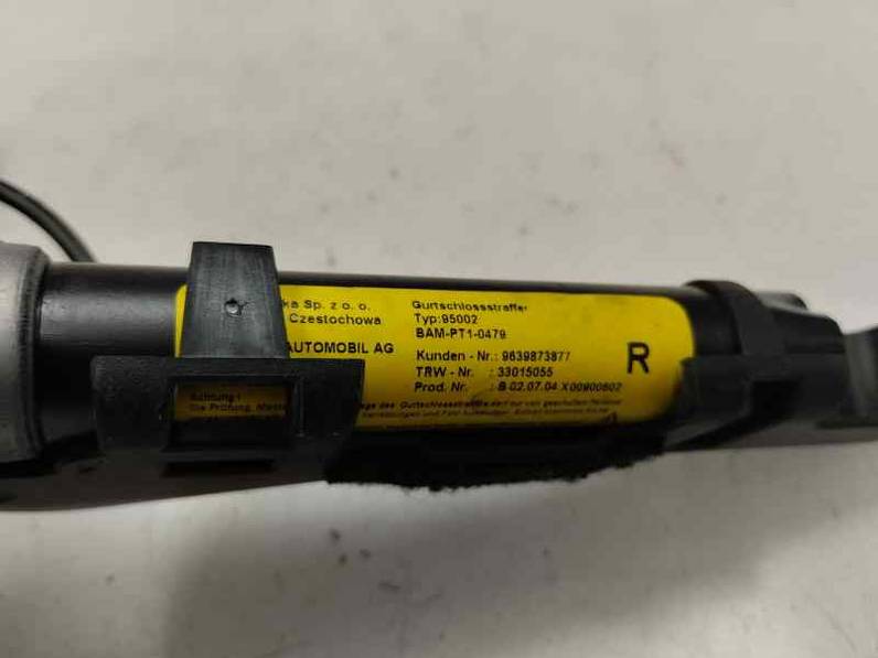 CINTURON SEGURIDAD DELANTERO DERECHO CITROEN C2 2004 1.4 HDI (68 CV)