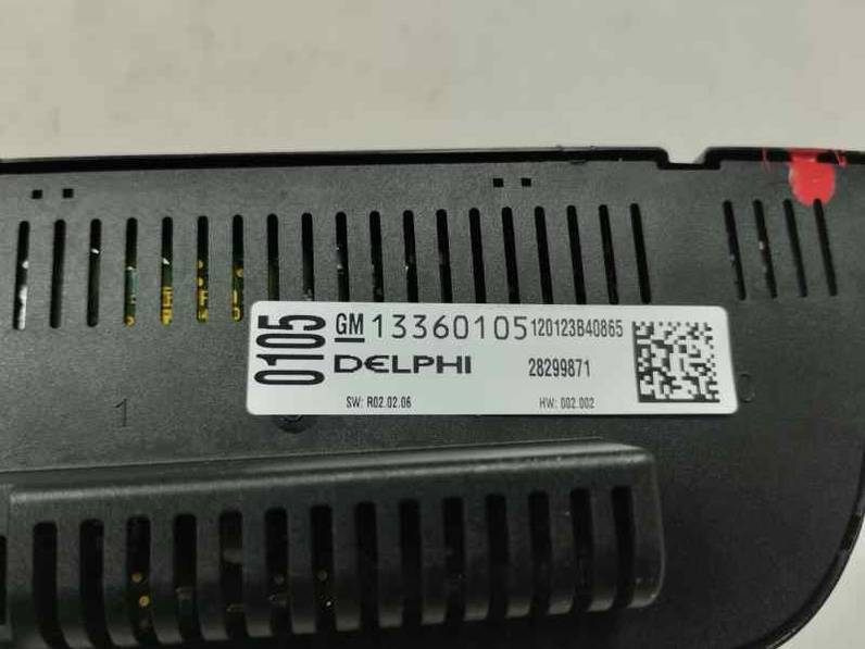 MANDO CLIMATIZADOR OPEL ASTRA J BERLINA 2012 1.7 CDTI (125 CV)