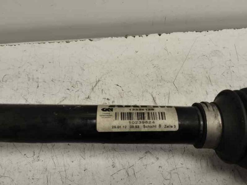 TRANSMISION DELANTERA DERECHA OPEL ASTRA J BERLINA 2012 1.7 CDTI (125 CV)