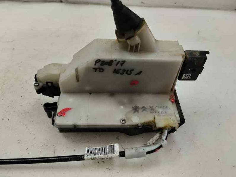 CERRADURA PUERTA TRASERA DERECHA PEUGEOT 208 2017 1.2 PURETECH (110 CV)