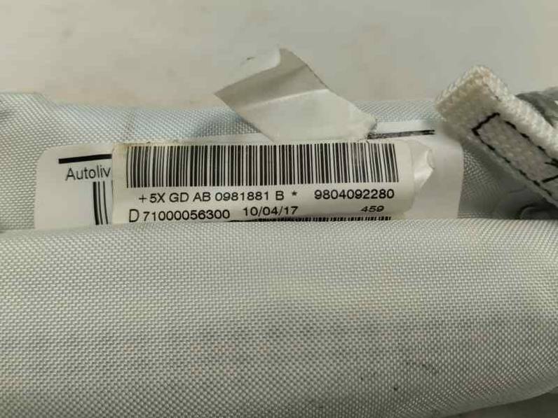 AIRBAG CORTINA DELANTERO DERECHO PEUGEOT 208 2017 1.2 PURETECH (110 CV)