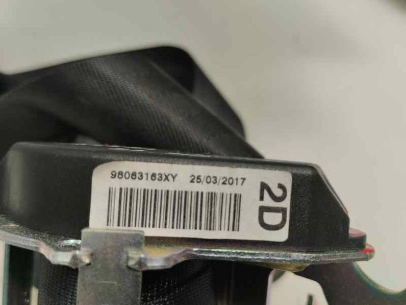 CINTURON SEGURIDAD TRASERO DERECHO PEUGEOT 208 2017 1.2 PURETECH (110 CV)