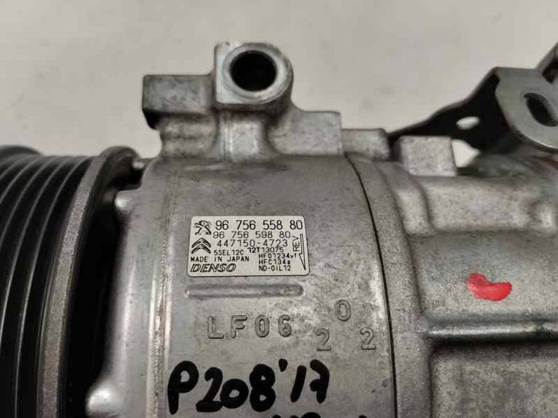 COMPRESOR AIRE ACONDICIONADO PEUGEOT 208 2017 1.2 PURETECH (110 CV)