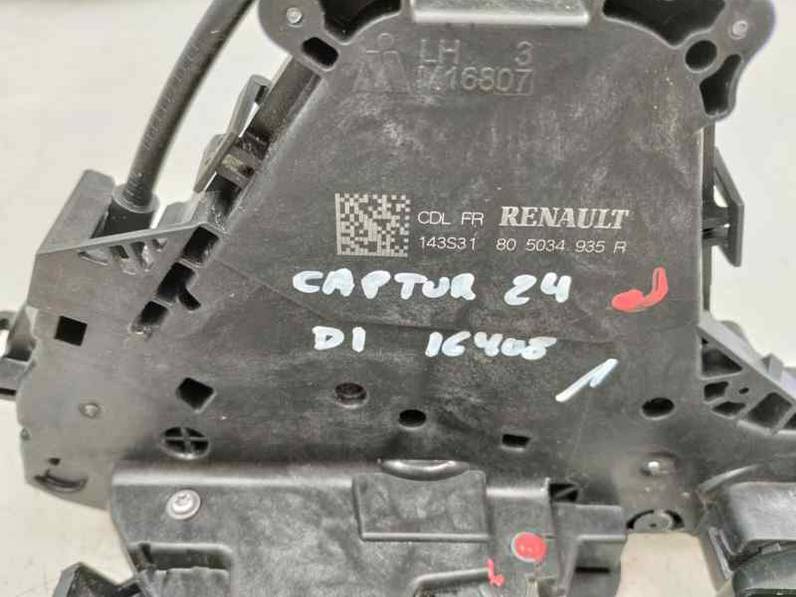 CERRADURA PUERTA DELANTERA IZQUIERDA RENAULT CAPTUR II 2024 1.0 LPG (137 CV)