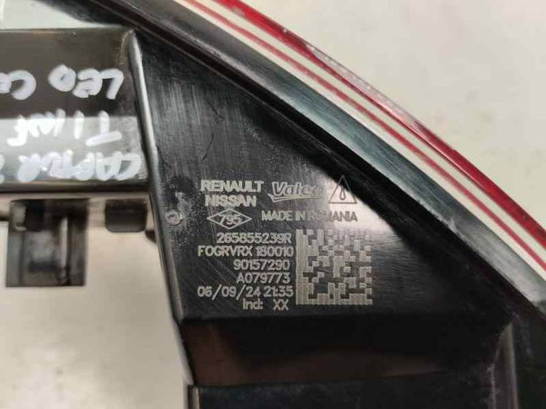 PILOTO TRASERO IZQUIERDO RENAULT CAPTUR II 2024 1.0 LPG (137 CV)