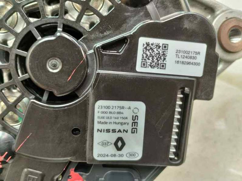 ALTERNADOR RENAULT CAPTUR II 2024 1.0 LPG (137 CV)