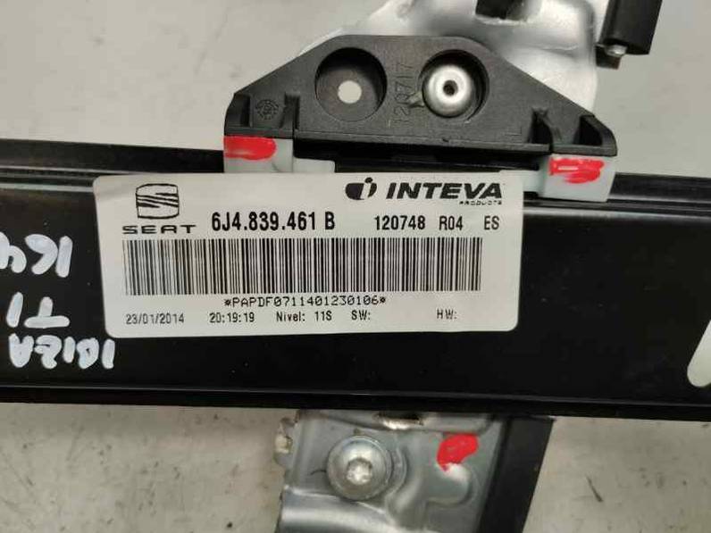 ELEVALUNAS TRASERO IZQUIERDO SEAT IBIZA 2014 1.2 TSI