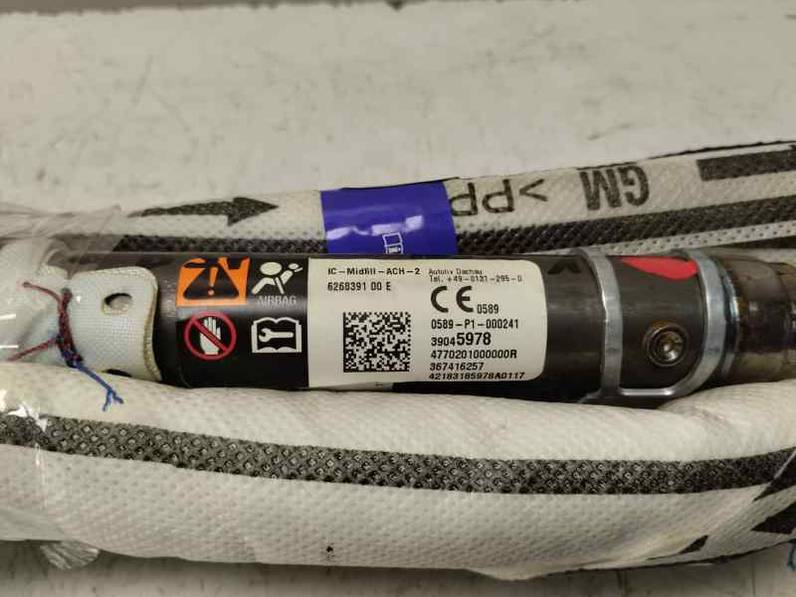 AIRBAG CORTINA DELANTERO DERECHO OPEL CORSA E 2019 1.4 MULTIPUNTO (90 CV)