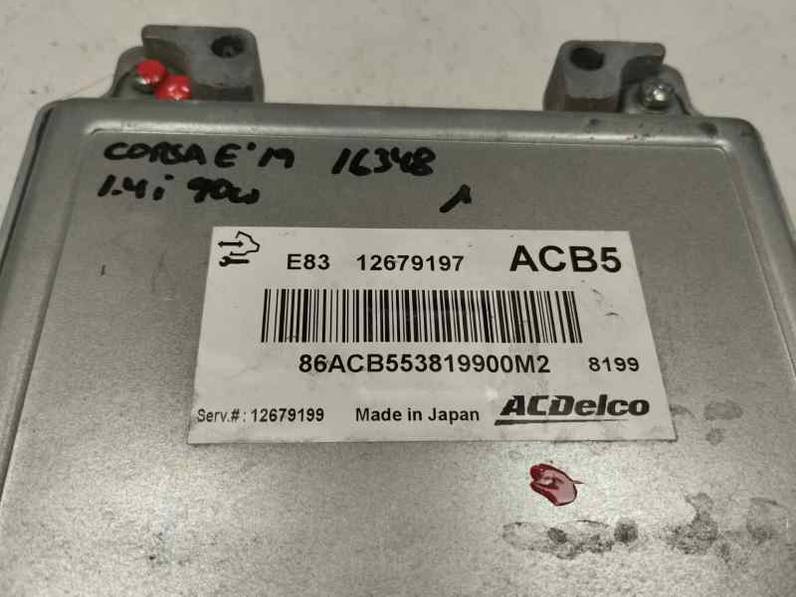 CENTRALITA MOTOR UCE OPEL CORSA E 2019 1.4 MULTIPUNTO (90 CV)