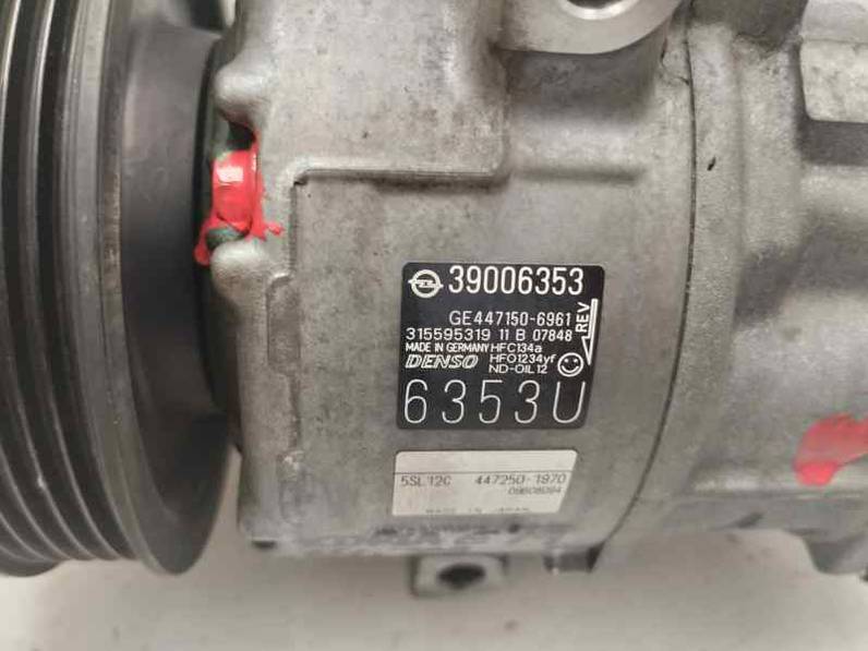 COMPRESOR AIRE ACONDICIONADO OPEL CORSA E 2019 1.4 MULTIPUNTO (90 CV)