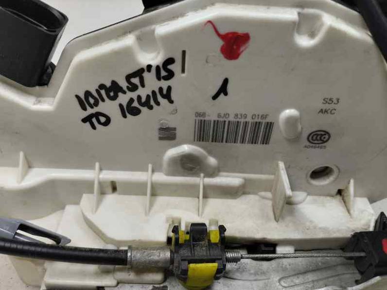 CERRADURA PUERTA TRASERA DERECHA SEAT IBIZA 2015 1.6 TDI (90 CV)