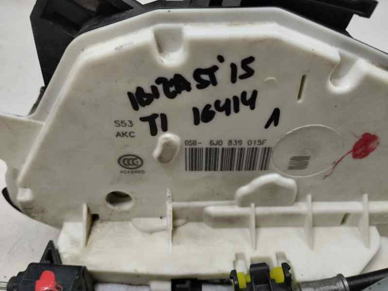 CERRADURA PUERTA TRASERA IZQUIERDA SEAT IBIZA 2015 1.6 TDI (90 CV)