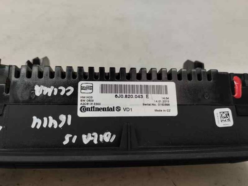 MANDO CLIMATIZADOR SEAT IBIZA 2015 1.6 TDI (90 CV)