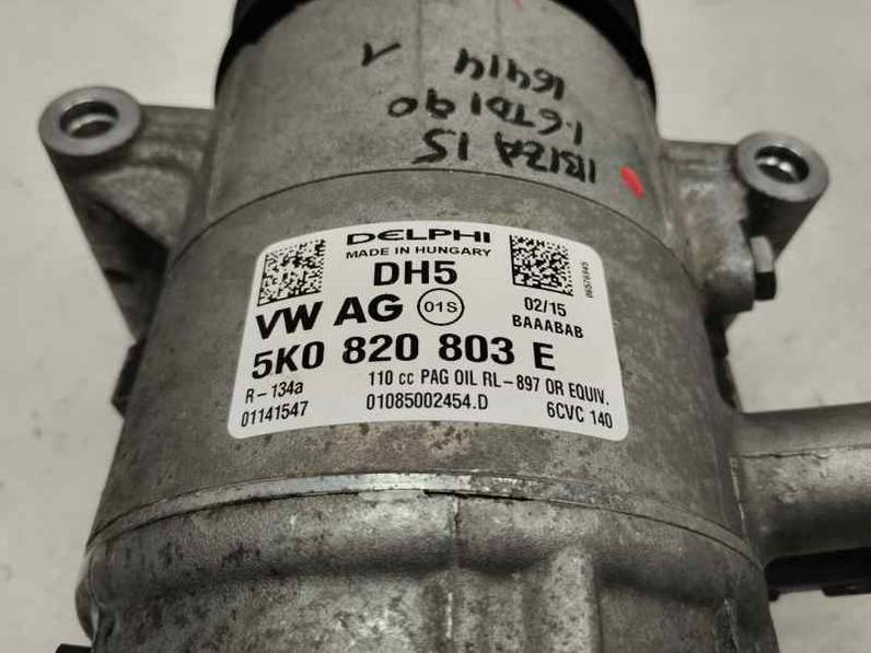 COMPRESOR AIRE ACONDICIONADO SEAT IBIZA 2015 1.6 TDI (90 CV)