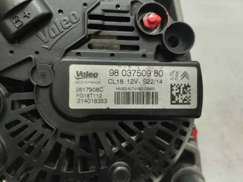 ALTERNADOR CITROEN C5 BERLINA 2015 2.0 HDI