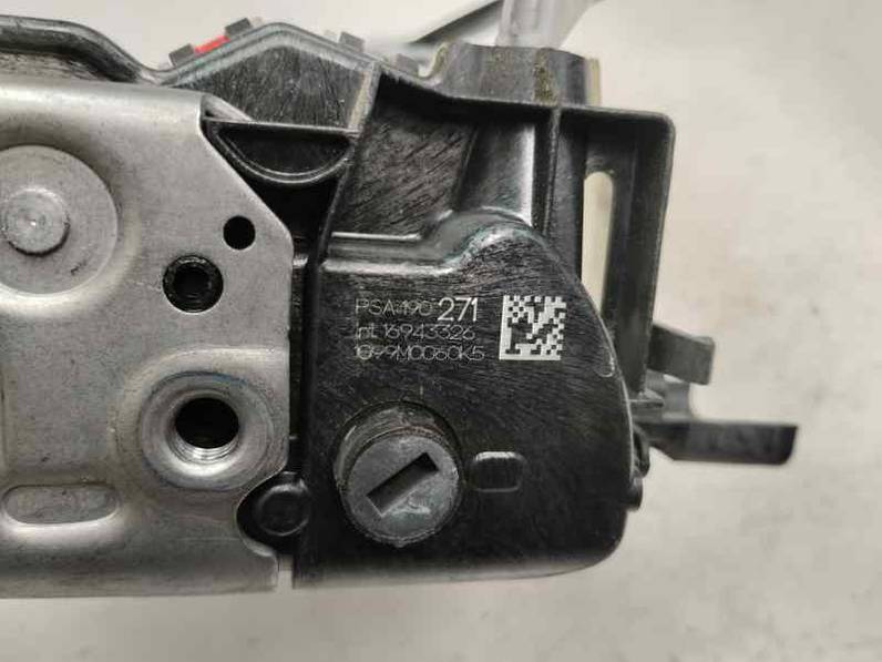 CERRADURA PUERTA DELANTERA DERECHA CITROEN C ELYSEE 2019 1.5 BLUE HDI (101 CV)