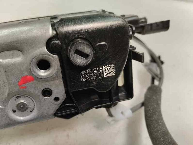 CERRADURA PUERTA TRASERA IZQUIERDA CITROEN C ELYSEE 2019 1.5 BLUE HDI (101 CV)