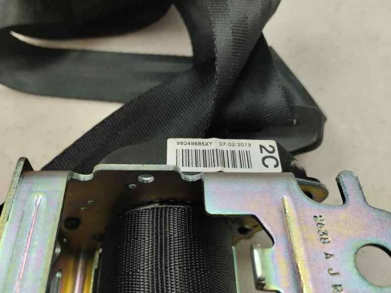 CINTURON SEGURIDAD TRASERO CENTRAL CITROEN C ELYSEE 2019 1.5 BLUE HDI (101 CV)