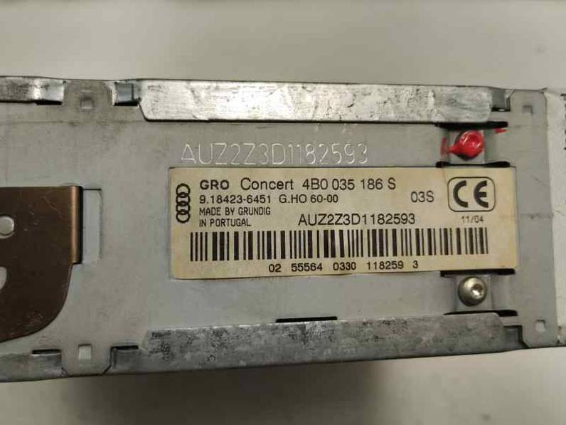 SISTEMA AUDIO RADIO CD AUDI ALLROAD QUATTRO 2004 2.5 TDI (180 CV)